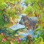 Puzzle Aventuri In Jungla, 3X49 Piese Ravensburger - 2